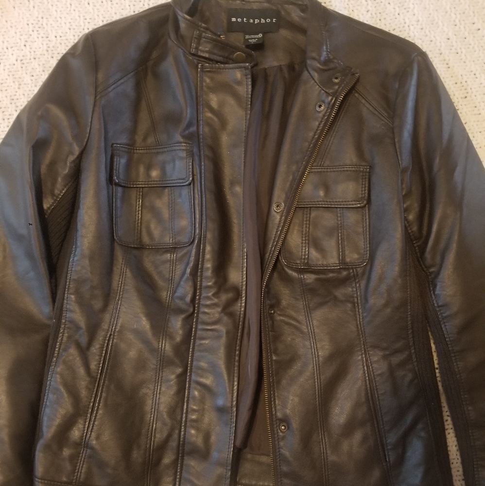 Leather jacket